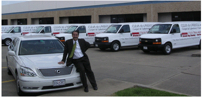 Howard Partridge with one of his successful businesses