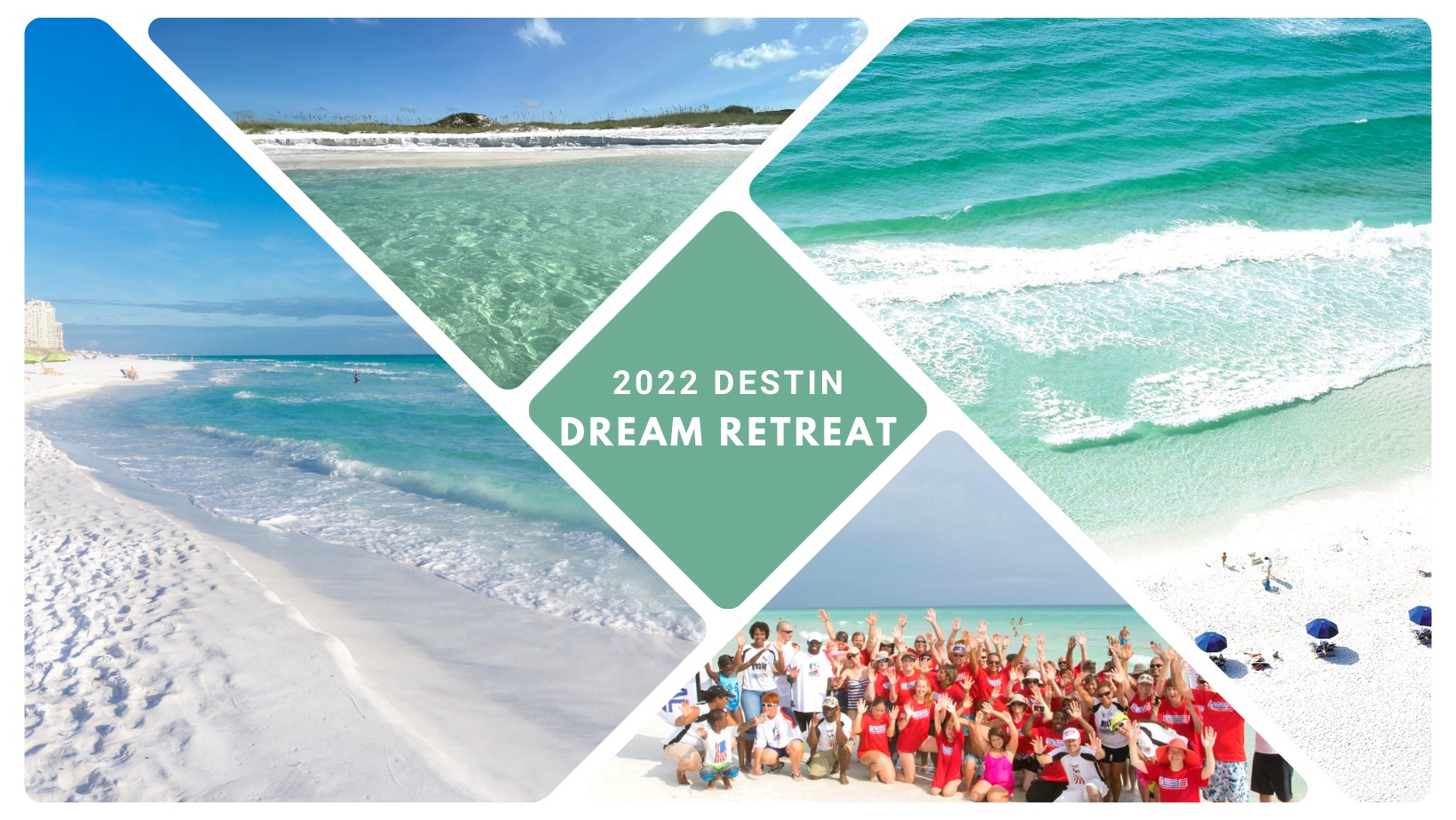Turquoise Ocean Water Seascape Hello Summer! Photo Collage Facebook Cover