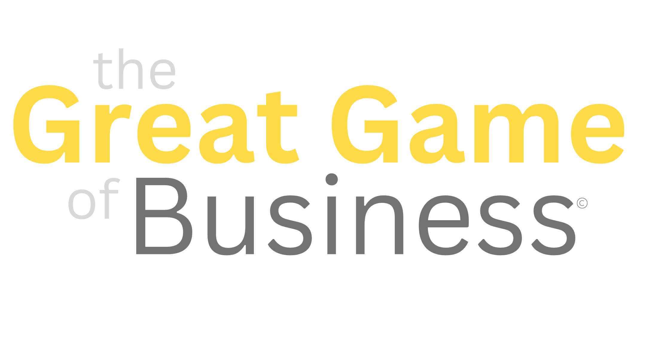 The great game of business large image