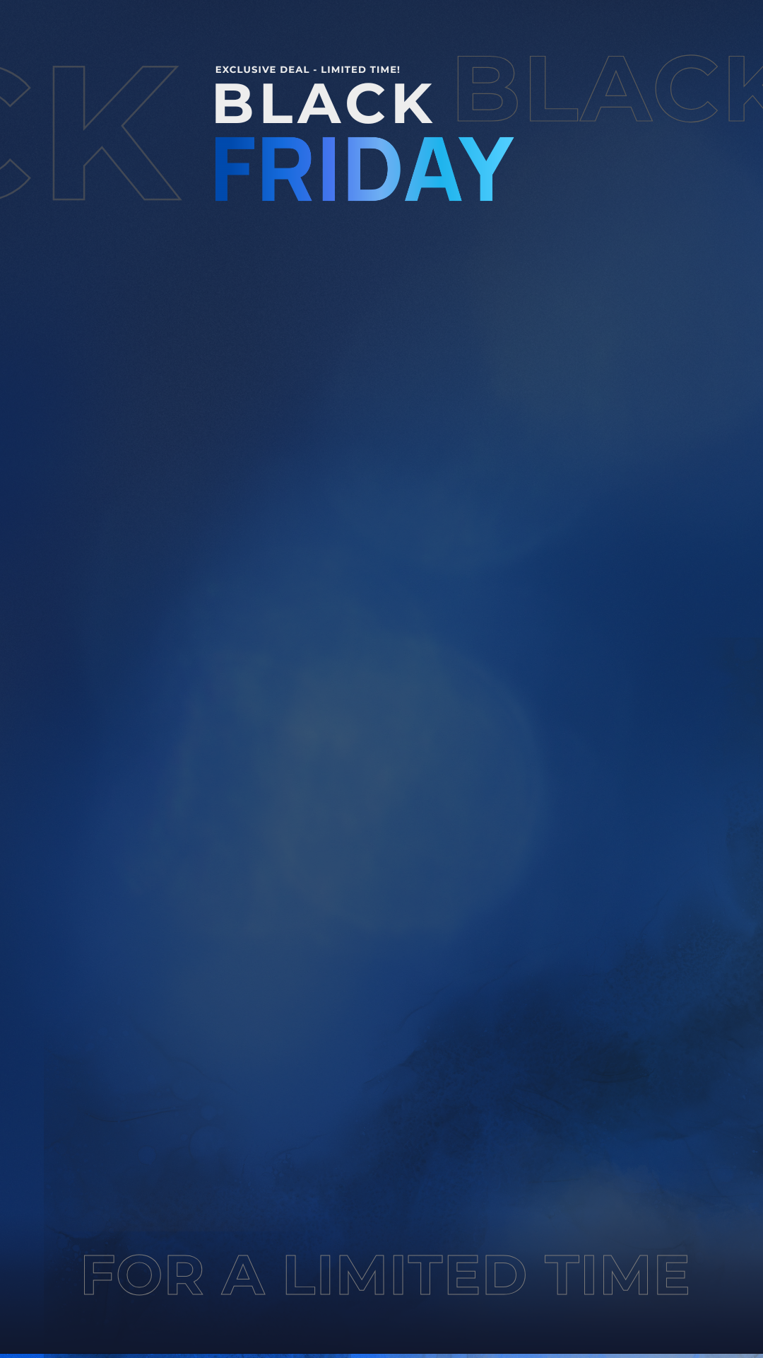Black friday background 2025 – mobile